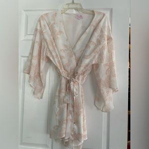 Brand new pink lily romper